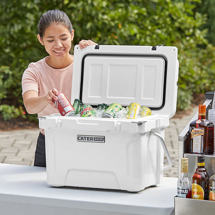 Thùng giữ lạnh ngoài trời đúc quay CaterGator CG20WH màu trắng 19 lít