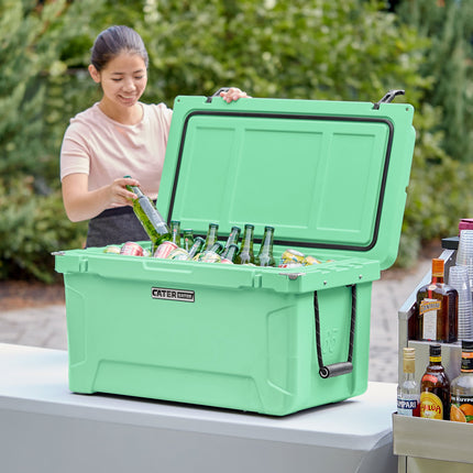 Thùng giữ lạnh ngoài trời CaterGator CG65SF Seafoam 61,5 lít Rotomolded Outdoor Cooler / đá Chest
