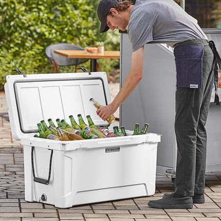 Thùng đá đúc quay CaterGator CG100WH màu trắng 104 lít