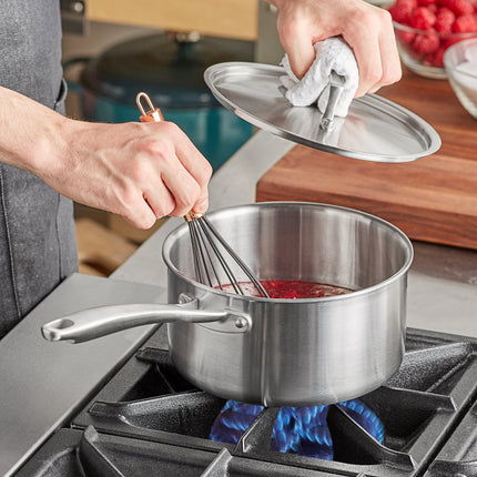 Nồi nấu sốt inox ba lớp Vigor SS3 Series 3,3 lít kèm nắp