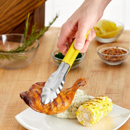 Kẹp gắp Choice 24,1 cm vàng tay cầm bọc thép không gỉ răng cưa