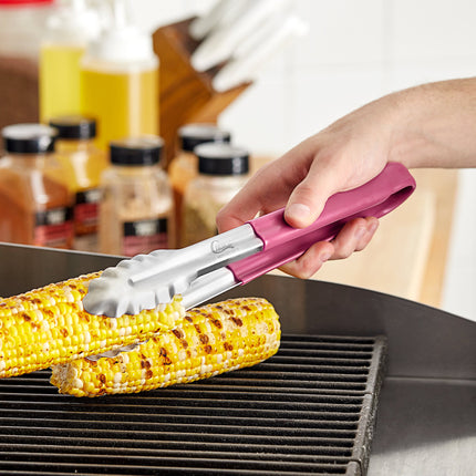 Kẹp gắp răng sò inox Choice tay cầm phủ tím không dị ứng 30 cm