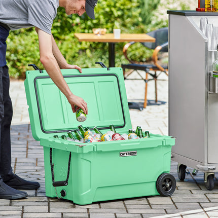 Thùng giữ lạnh ngoài trời di động CaterGator CG65SFW xanh bọt biển 62 lít