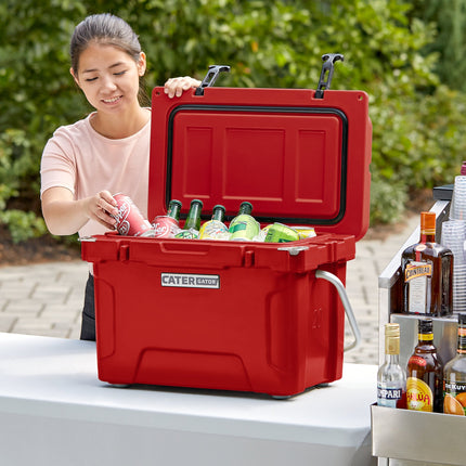 Thùng đá ngoài trời rotomold CaterGator CG20RED 19 lít màu đỏ