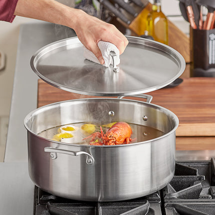 Nồi nấu súp thép không gỉ ba lớp Vigor SS3 Series 15,1 lít, kèm nắp