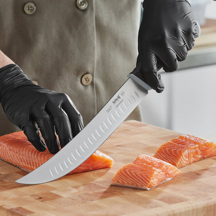 Dao cimeter lưỡi granton Schraf 25,4 cm cán TPRgrip