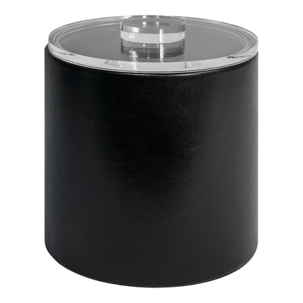 Xô đựng đá giả da room360 London 3,3 lít màu đen nắp acrylic - Thùng 4 cái