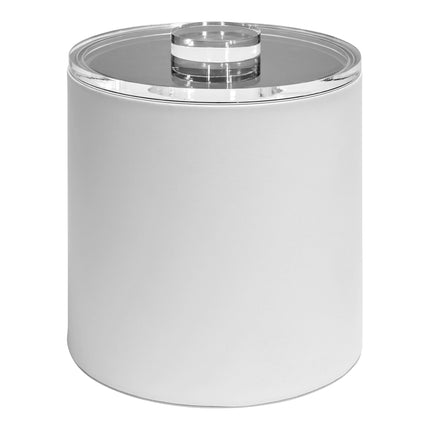 Xô đựng đá da giả room360 London 3,3 lít trắng kèm nắp acrylic - Thùng 4 cái