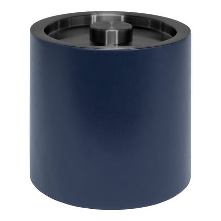 Xô đựng đá da giả xanh navy room360 London 3,3 lít, nắp đen mờ - Thùng 4 cái