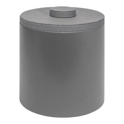 Xô đựng đá da giả xám khói room360 London 3,3 lít, nắp da giả shagreen khói - Thùng 4 cái