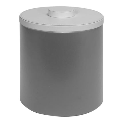 Xô đựng đá room360 London 3,3 lít Smoke giả Leather xô đựng đá trắng nắp - Thùng 4 cái