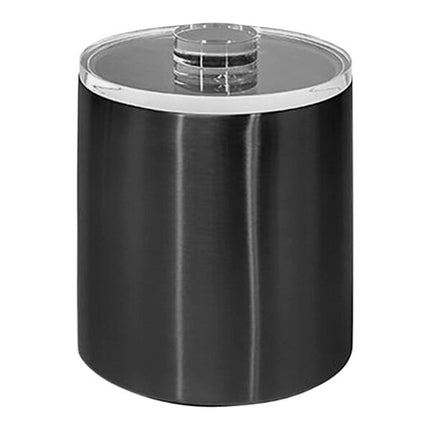 Xô đá thép không gỉ đen mờ room360 Tokyo 1,9 lít nắp acrylic - Thùng 4 cái
