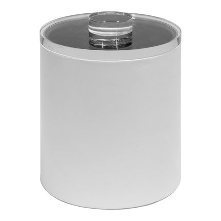 Xô đựng đá da giả room360 London 1,9 lít màu trắng nắp acrylic - Thùng 4 cái