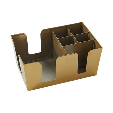 Giá đựng dụng cụ quầy bar thép không gỉ American Metalcraft 23 x 15 x 10 cm màu vàng mờ BARG7