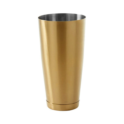 Bình lắc cocktail Boston có tạ mạ vàng satin American Metalcraft 828 ml GBS28