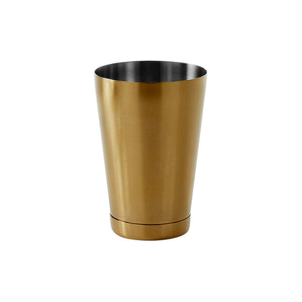Bình lắc cocktail Boston có tạ mạ vàng satin American Metalcraft 532 ml GBS18