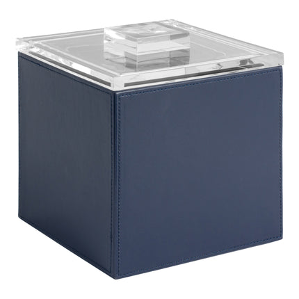 Xô đựng đá vuông da giả room360 London xanh navy 3,3 lít kèm nắp acrylic - Thùng 4 cái