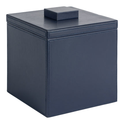 Xô đựng đá giả da vuông room360 London 3,3 lít xanh navy, nắp xanh navy - Thùng 4 cái
