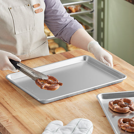 Khay nướng nhôm Nordic Ware Naturals 38 x 53 cm khổ 3/4 viền lồng khung dây dày 20 gauge 44600