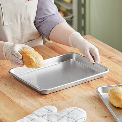 Khay nướng nhôm Nordic Ware Naturals 24,4 x 33 cm khổ 1/4 viền lồng khung dây dày 20 gauge 45300
