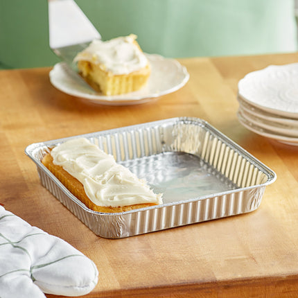 Khuôn bánh vuông bằng giấy nhôm Baker's Lane 20 cm - Thùng 500 cái