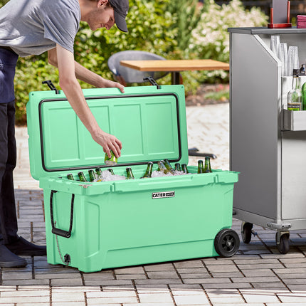 Thùng đá di động đúc quay CaterGator CG100SFW màu xanh ngọc 104 lít