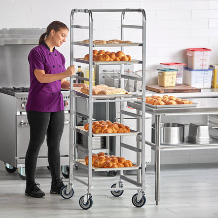 Giá để khay thịt Regency nạp đầu 10 kệ cho khay 46 cm - chưa lắp ráp