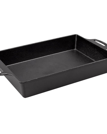Khay Gang Chữ Nhật Lodge BW13C 22.9 cm x 33 cm Tay Cầm