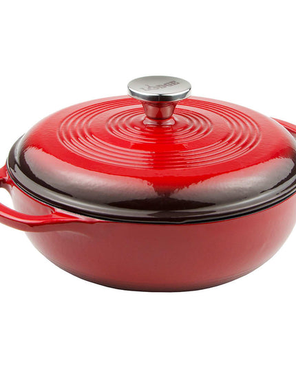 Nồi Gang Tráng Men Lodge EC3D43 2.8 lít Màu Island Spice