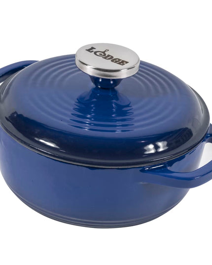 Nồi Gang Tráng Men Lodge EC6D32 5.7 lít Màu Indigo