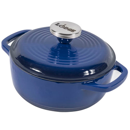 Nồi Gang Tráng Men Lodge EC6D32 5.7 lít Màu Indigo