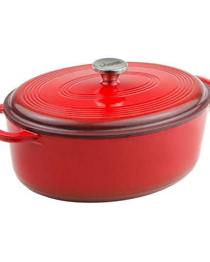 Nồi Gang Lodge EC70D43 6.6 l Men Màu Đỏ