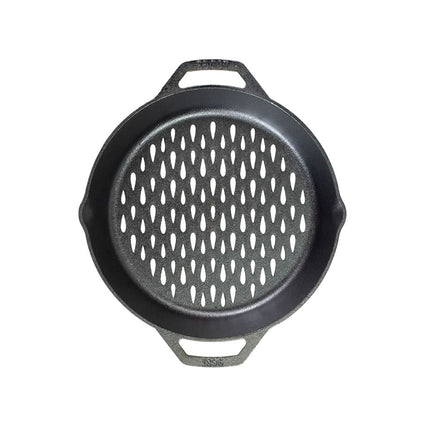 Rổ Nướng Lodge L10GBL Tròn 30.5 cm Gang Đúc