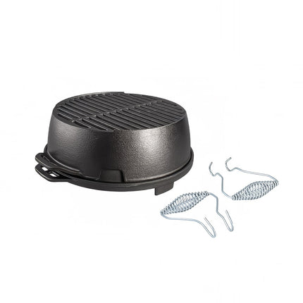 Vỉ Nướng Lodge L12RG Kickoff Tròn 30.5 cm Gang Đúc