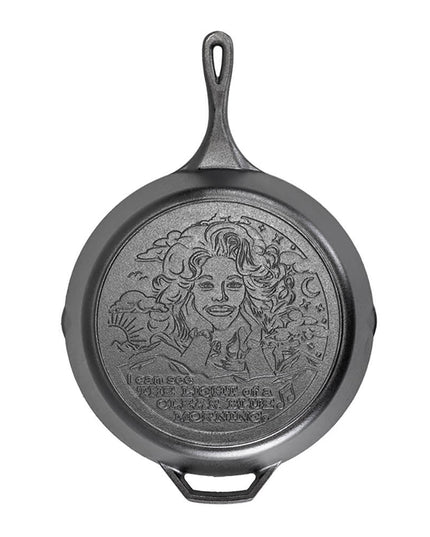 Chảo Gang Lodge Dolly Parton L12SKDLY Tròn 33.7 cm Light of a Clear Blue Morning