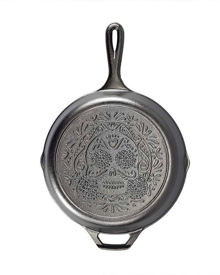 Chảo Gang Lodge L8SKULL Day of the Dead Sugar Skull 26 cm