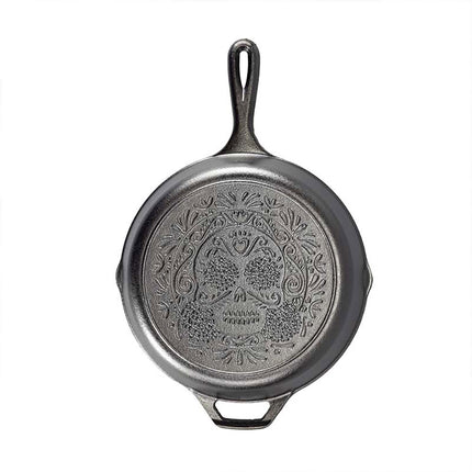Chảo Gang Lodge L8SKULL Day of the Dead Sugar Skull 26 cm