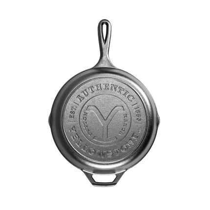 Chảo Gang Lodge Yellowstone L8SKYW Tròn 27.1 cm Họa Tiết Chữ Y