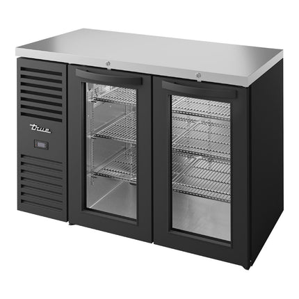Tủ mát quầy bar hẹp True TBR48-RISZ1-L-B-GG-1 cửa kính màu đen 122 cm đèn LED