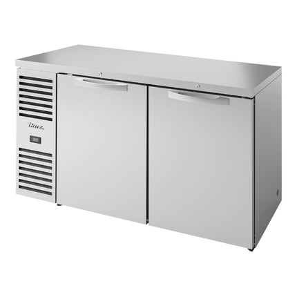 Tủ mát quầy bar cửa đặc hẹp True TBR60-RISZ1-L-S-SS-1 152 cm bằng thép không gỉ, có đèn LED