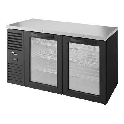 Tủ mát quầy bar True TBR60-RISZ1-L-B-GG-1 152 cm màu đen cửa kính hẹp có đèn LED