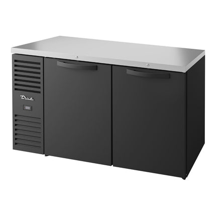 Tủ mát quầy bar True TBR60-RISZ1-L-B-SS-1 152 cm cửa đặc màu đen đèn LED