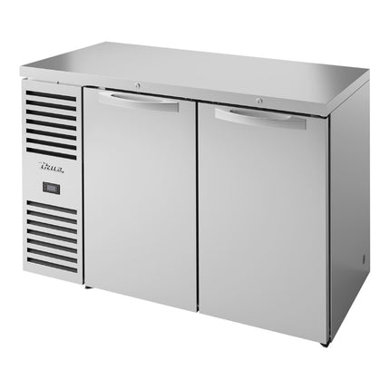 Tủ mát dưới quầy bar cửa đặc inox hẹp True TBR52-RISZ1-L-S-SS-1 132 cm có đèn LED