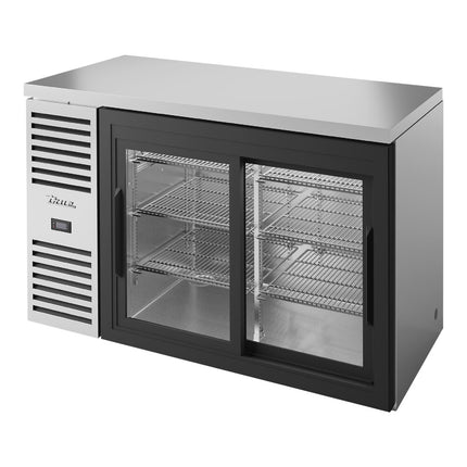 Tủ mát quầy bar True TBR52-RISZ1-L-S-11-1 132 cm inox cửa kính trượt hẹp có đèn LED
