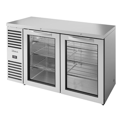 Tủ mát quầy bar cửa kính hẹp True TBR60-RISZ1-L-S-GG-1 152 cm bằng thép không gỉ, có đèn LED