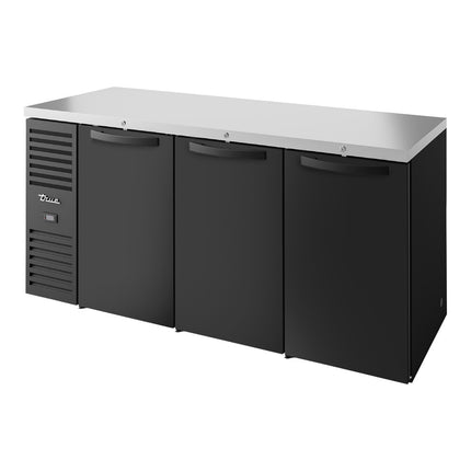 Tủ mát quầy bar cửa đặc màu đen True TBR84-RISZ1-L-B-SSS-1 213 cm đèn LED