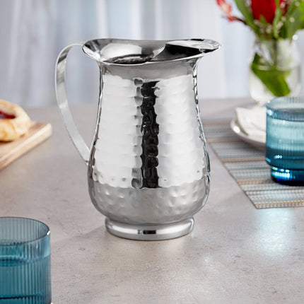 Bình rót thép không gỉ chạm nổi Acopa 1,9 lít dáng chuông có chắn đá