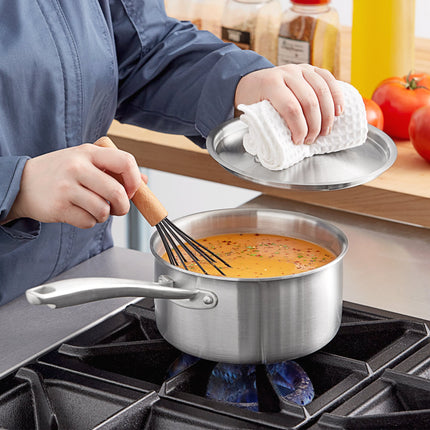 Nồi nấu sốt thép không gỉ ba lớp Vigor SS3 Series 2,4 lít, kèm nắp