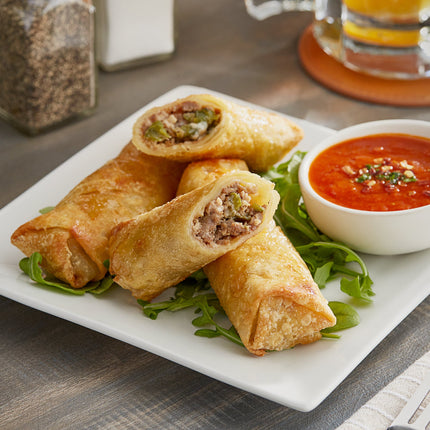 Chả giò Philly Cheesesteak The Gourmet Egg Roll Co. 89 g - Thùng 60 cái