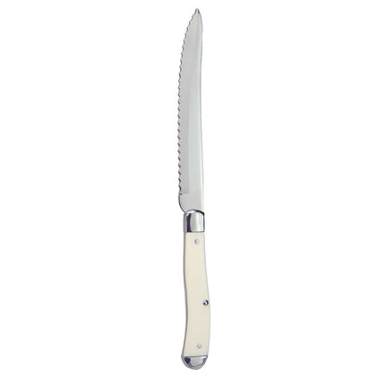 Dao Cắt Bít Tết Răng Cưa Walco WL500151 Lưỡi 12.7 cm Tay Cầm Delrin Trắng